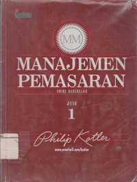 Image of Manajemen Pemasaran edisi 11 jilid 1