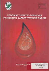Image of Pedoman Penatalaksanaan Pemberian Tablet Tambah Darah