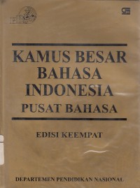 Image of Kamus Besar Bahasa indonesia Pusat Bahasa