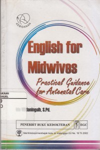 Image of English for midwives : Practical guidance for antenatal care