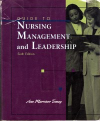 Image of Guide to Nursing Management and leadership sixth edition