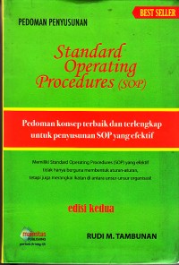 Image of Pedoman Penyusunan Standard Operating Procedures (SOP) edisi 2