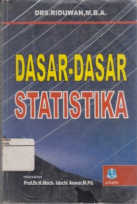 Image of Dasar-dasar Statistika edisi revisi