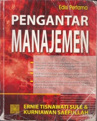 Image of Pengantar Manajemen