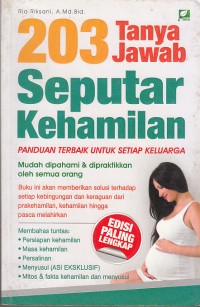 Image of 203 Tanya Jawab Seputar Kehamilan