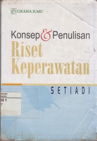 Image of Konsep dan Penulisan Riset Keperawatan