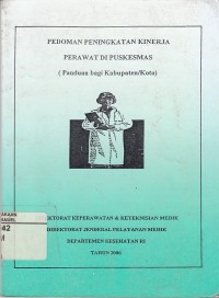 Image of Pedoman Peningkatan Kinerja Perawat Di Puskesmas