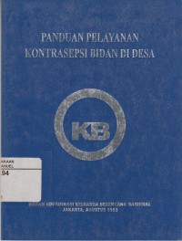 Image of Panduan Pelayanan Kontrasepsi Bidan di Desa
