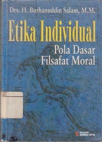 Image of Etika Individual Pola Dasar Filsafat Moral