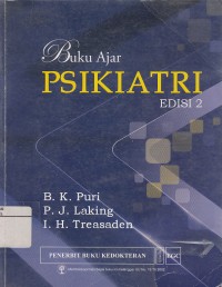 Image of Buku Ajar Psikiatri edisi 2