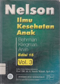 Image of Ilmu Kesehatan Anak Nelson Volume 3 edisi 15